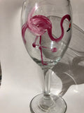 flamingo glass