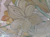 hurricane lamp cream lilies